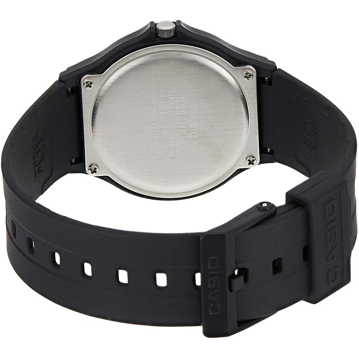 Unisex Watch Casio MW-59-1B Black