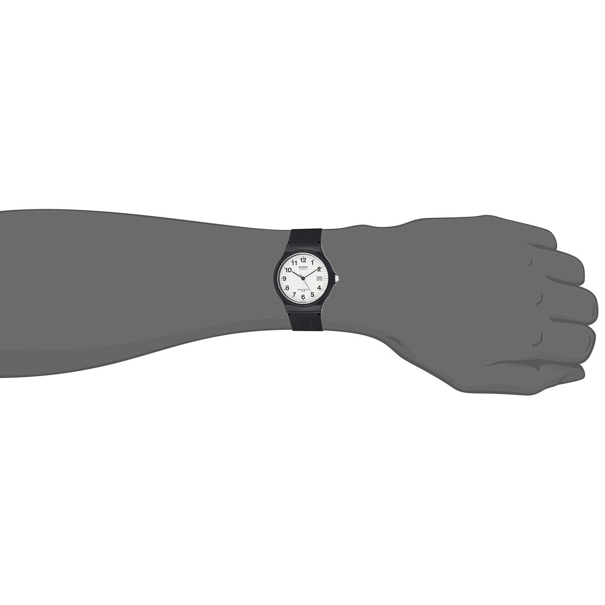 Unisex Watch Casio MW-59-1B Black